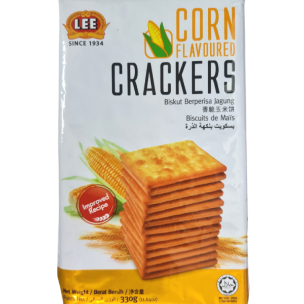 LEE CORN CRACKERS 330G