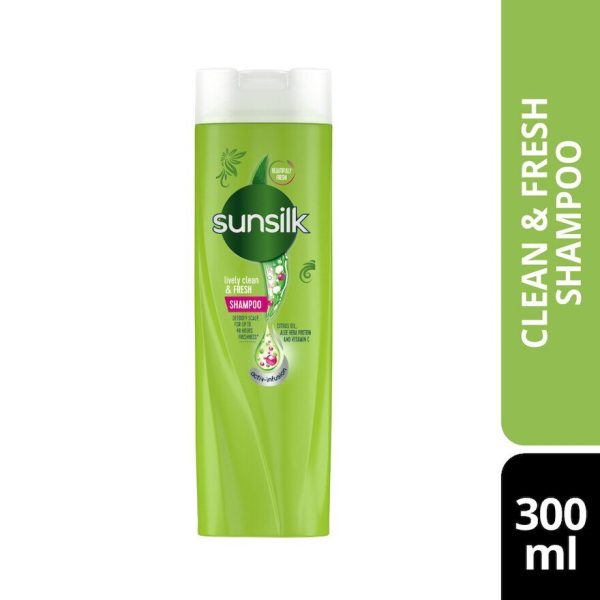 SUNSILK CLEAN FRESH 300ML (GREEN)