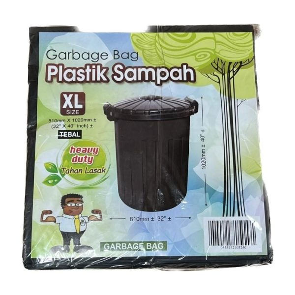 KARUNG SAMPAH XL 32X40 600G 大垃圾袋