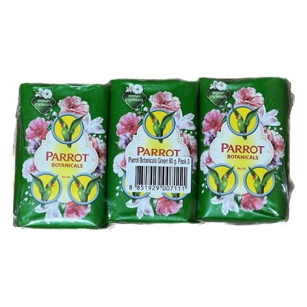 PARROT BAR SOAP GREEN 3X60G