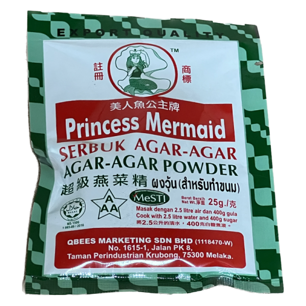 SERBUK AGAR-AGAR MERMAID 25G