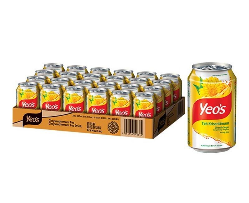 YEOS TEH BUNGA TIN 300ML 菊花