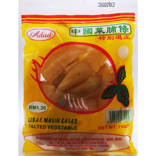 ADAD LOBAK MASIN KASAR 150G 咸菜普条