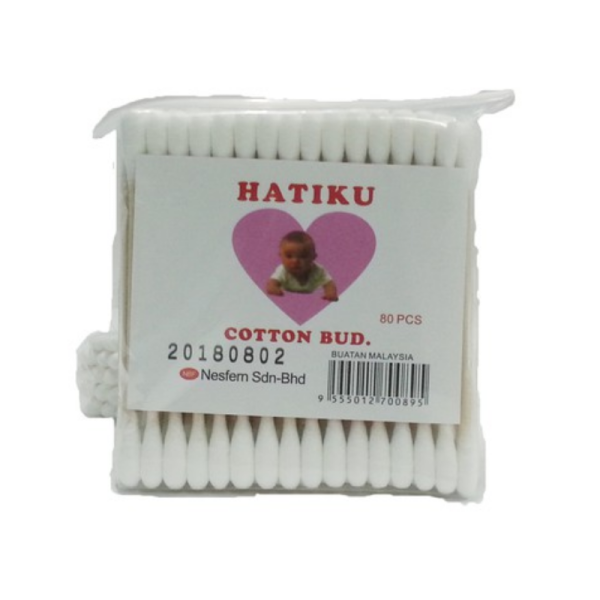 HATIKU COTTON BUD 80PCS 耳棒