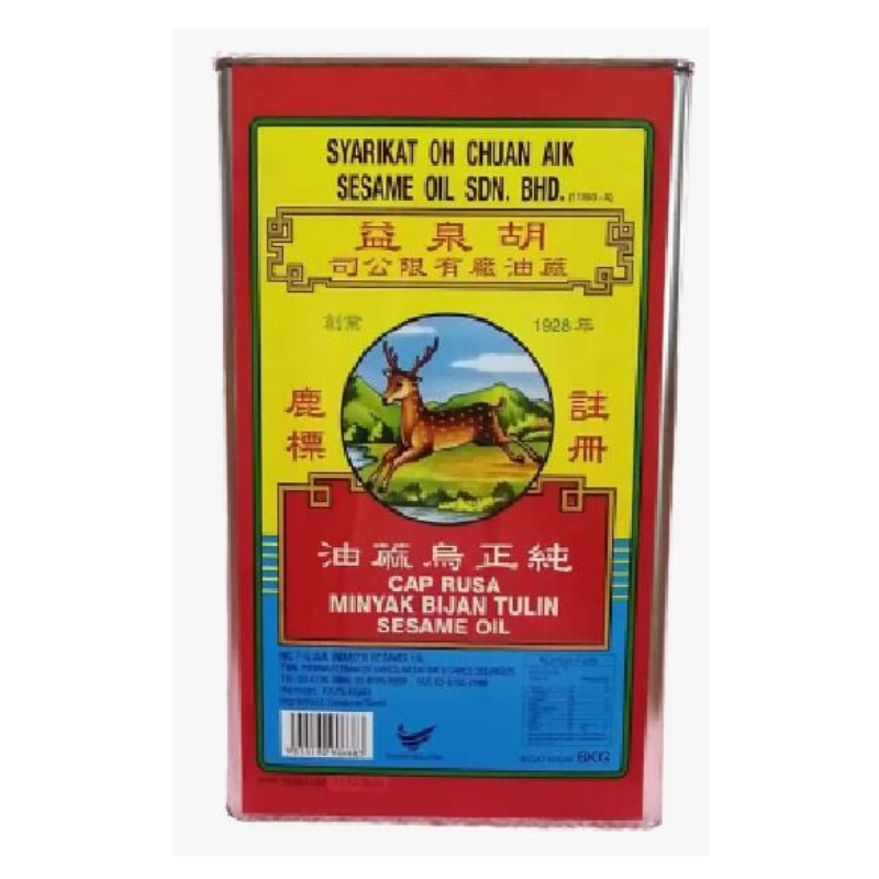 Minyak Bijan Rusa 6kg 麻油 Lita Distribution