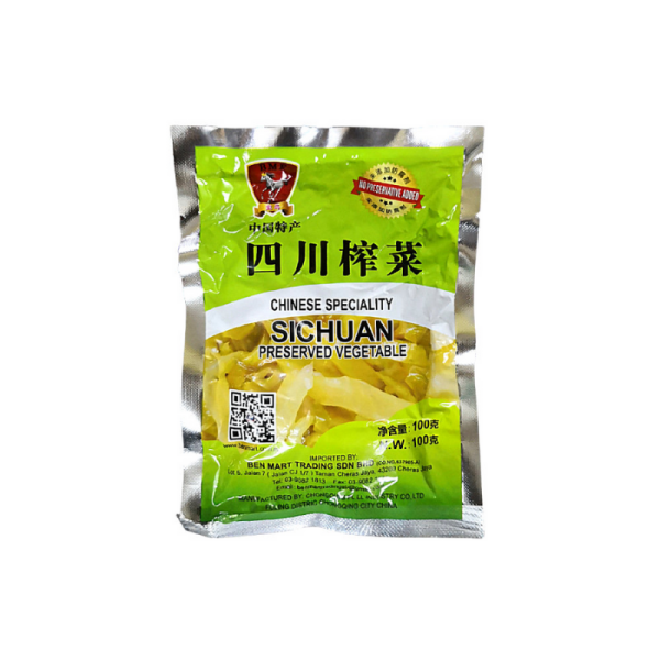 SICHUAN PRESERVED VEGE 100G 四川榨菜