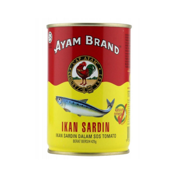 AYAM BRAND SARDINE 425G 鸡标沙丁鱼