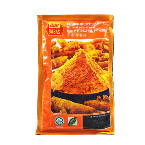 BABAS SERBUK KUNYIT 125G 黄姜粉