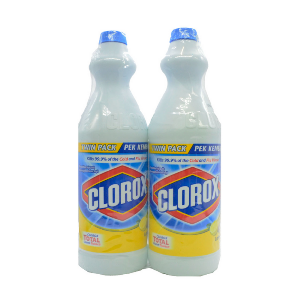 CLOROX LEMON 1L TWIN PACK