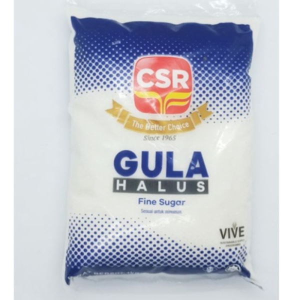 CSR GULA PASIR HALUS 1KG 幼糖