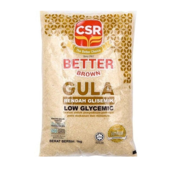 GULA BETTER BROWN 1KG 蔗糖