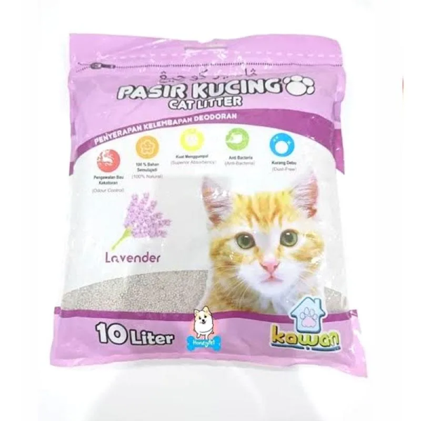 QQ PASIR KUCING LAVENDER 10L 猫砂