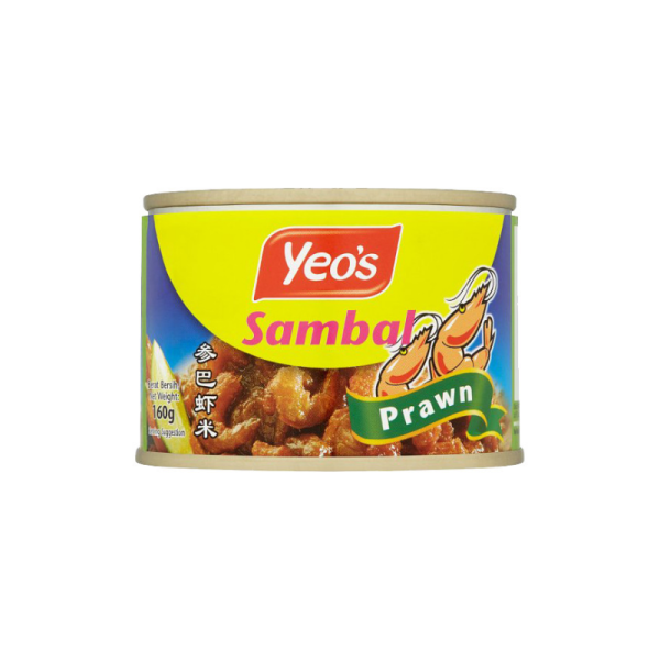 YEOS SAMBAL UDANG 160G 辣椒虾