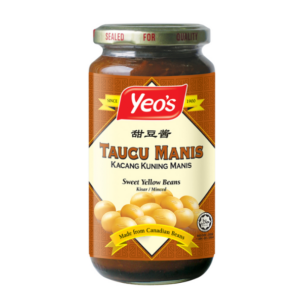 YEOS TAUCU MANIS HALUS 450G 甜豆酱碎