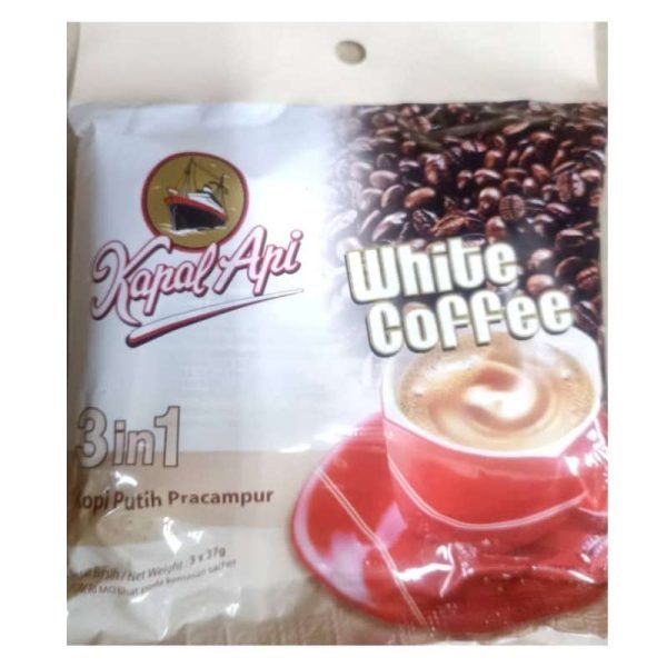 KAPAL API WHITE COFFEE 37G (3'S) 船标咖啡粉