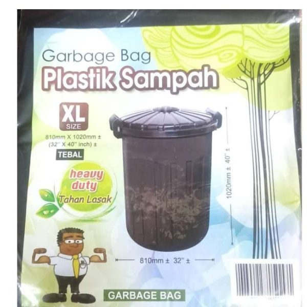 KARUNG SAMPAH XL 32X40 600G 大垃圾袋