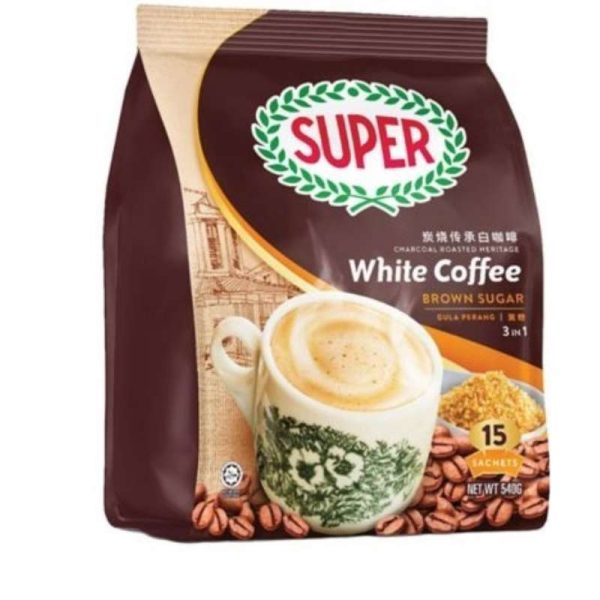 SUPER WHITE COFFEE 3 IN 1 (15'S)