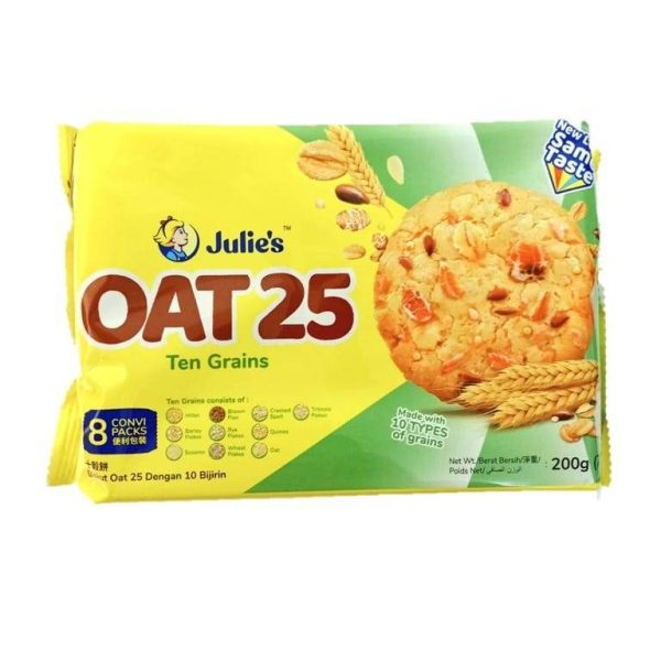 JULIE'S OAT 25 TEN GRAINS 200G (8'S)