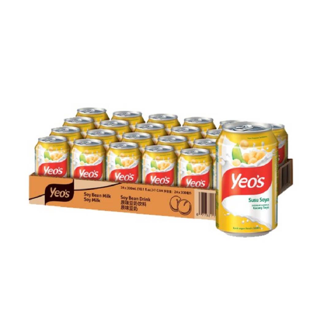 YEOS SOYA TIN 300ML 豆奶