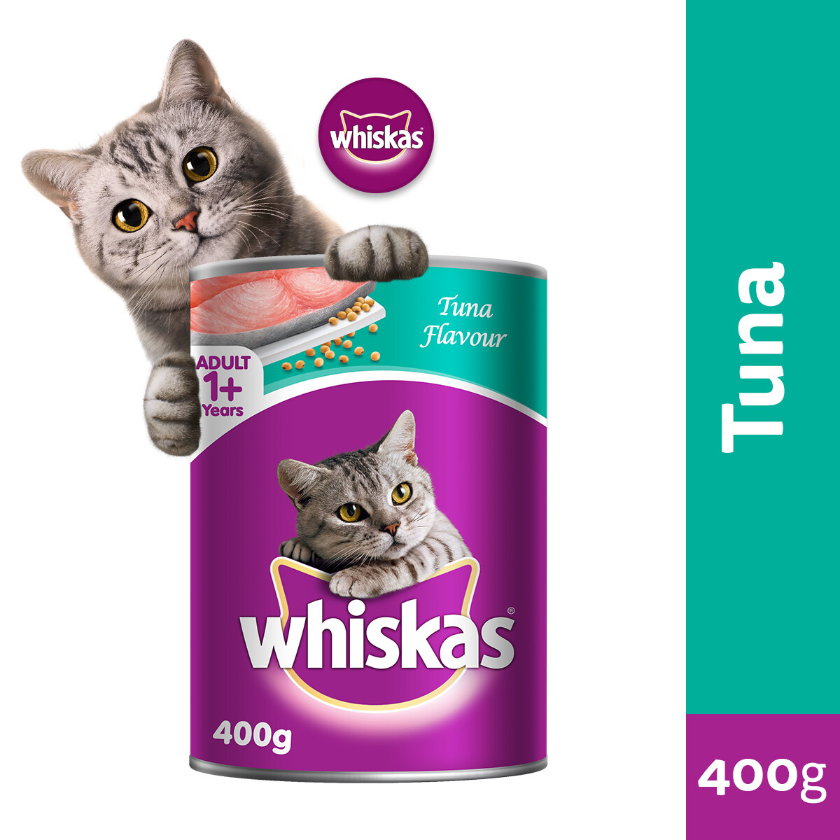 WHISKAS TUNA 400G