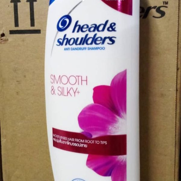 H&S SMOOTH&SILKY SHAMPOO 330ML