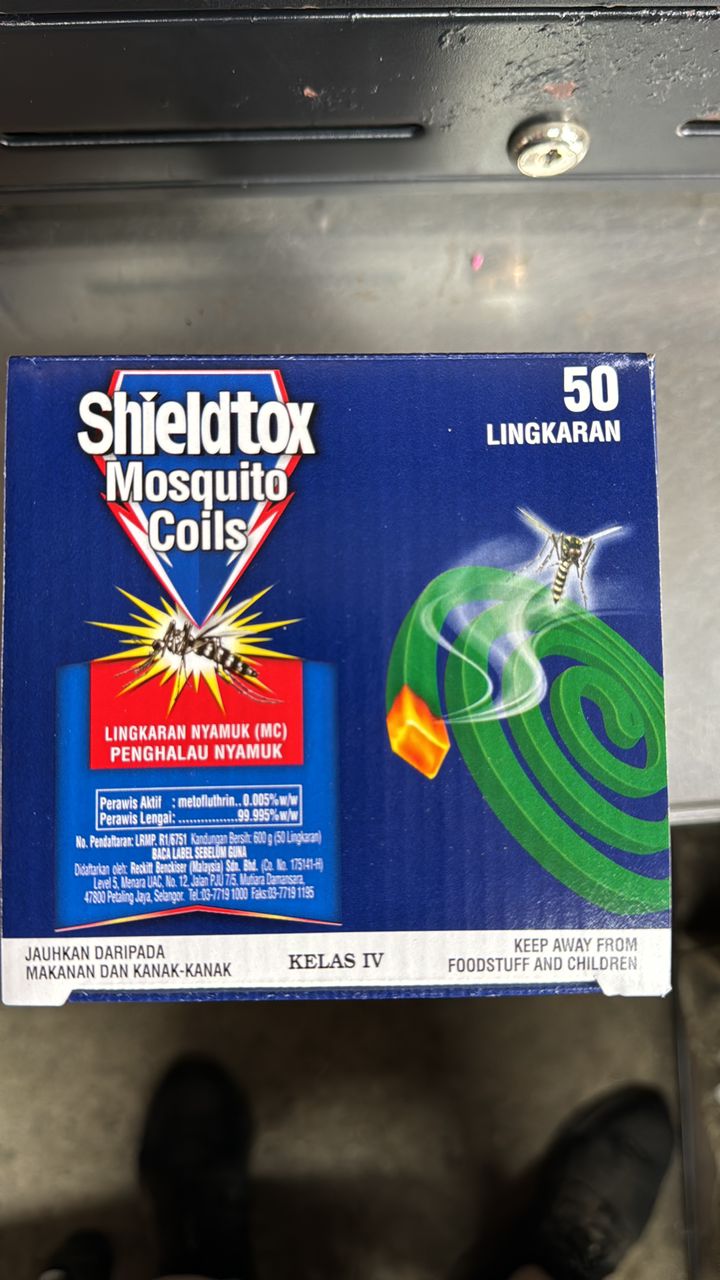 SHIELDTOX MOSQUITO COILS 50'S