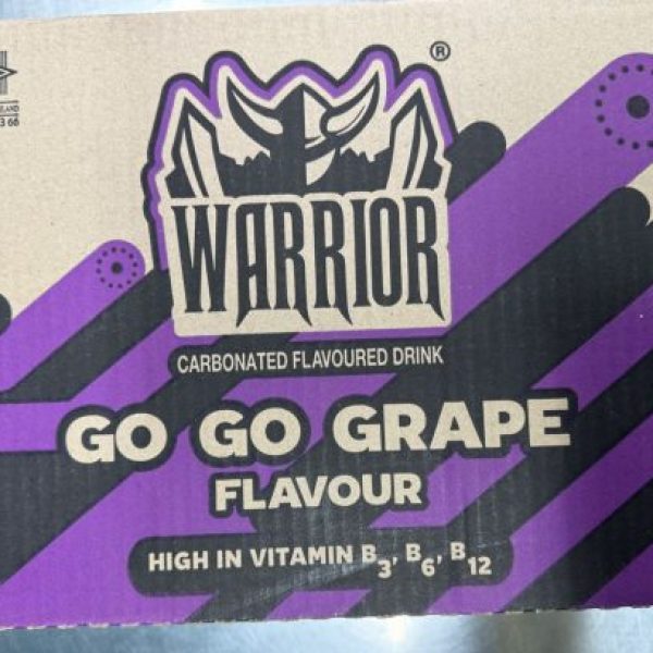 WARRIOR DRINK 320ML(GO GO GRAPE)