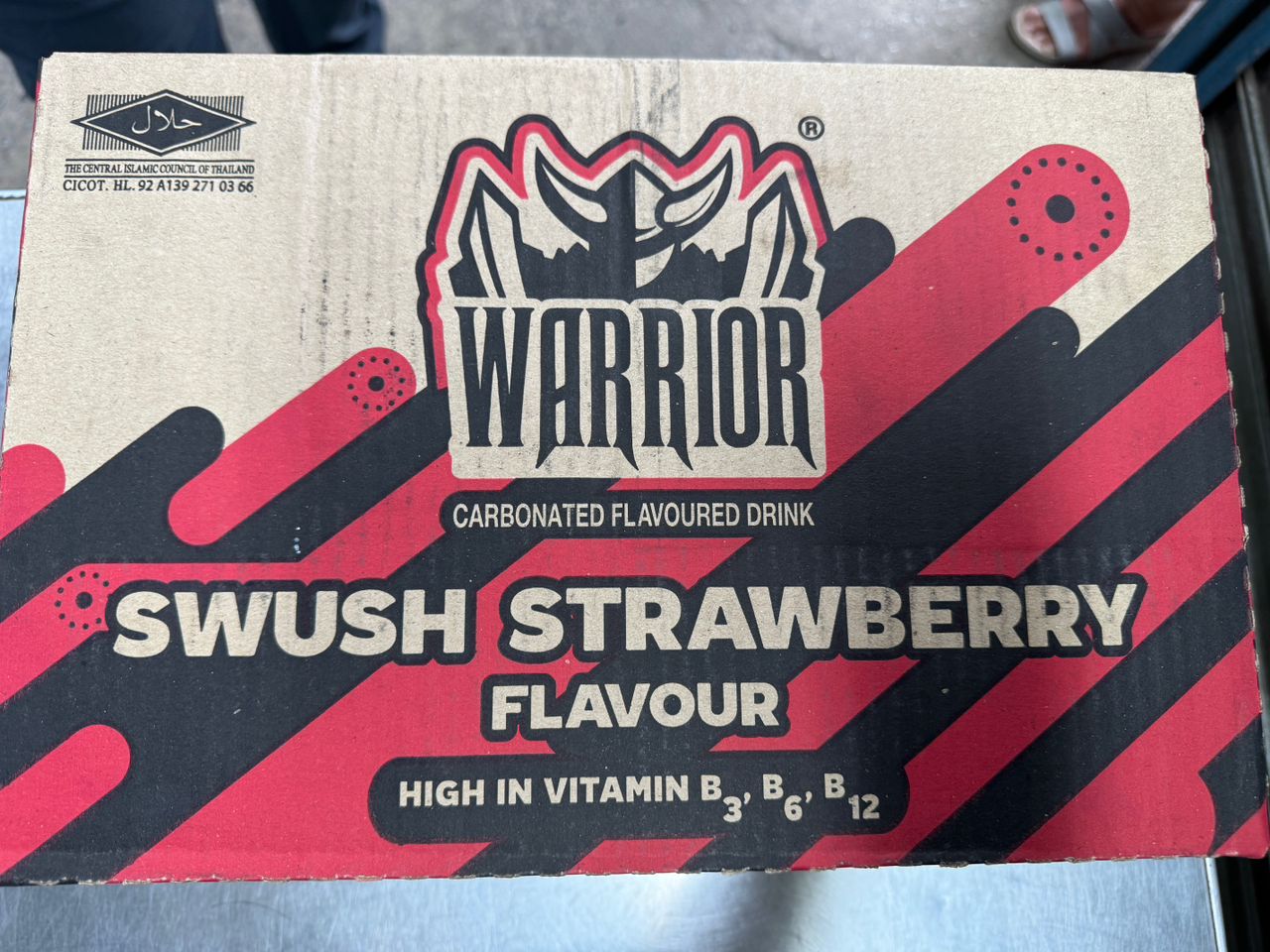 WARRIOR DRINK 320ML (SWUSH STRAWBERRY)