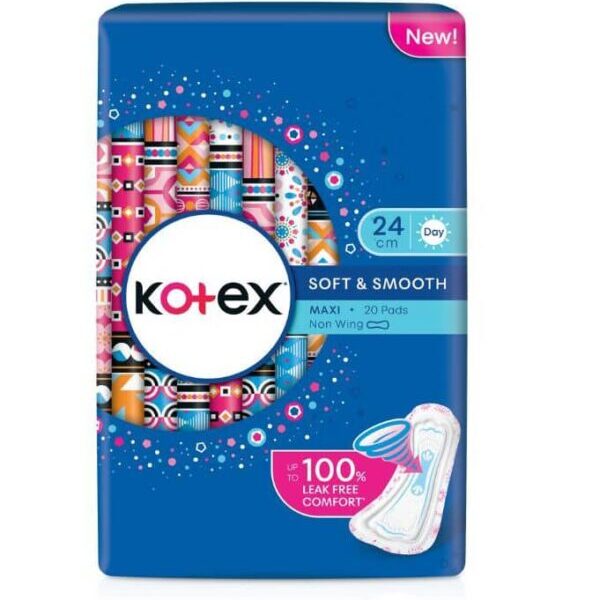 KOTEX SOFT&SMOOTH MAXI (NO WING) 20'S