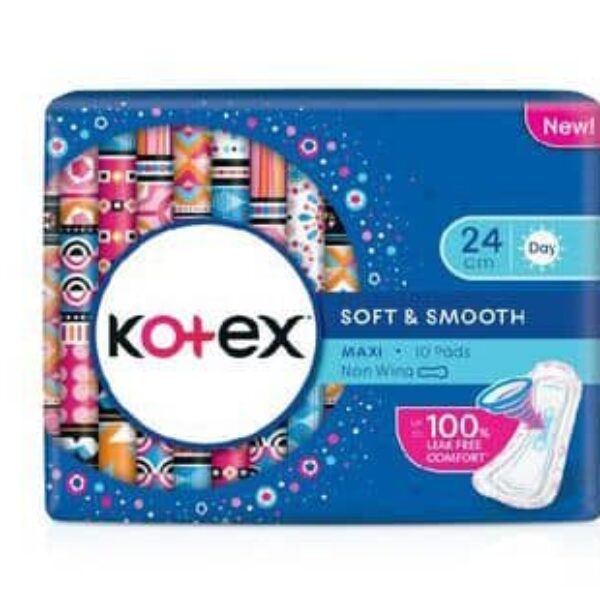 KOTEX SOFT&SMOOTH MAXI (NO WING) 10'S