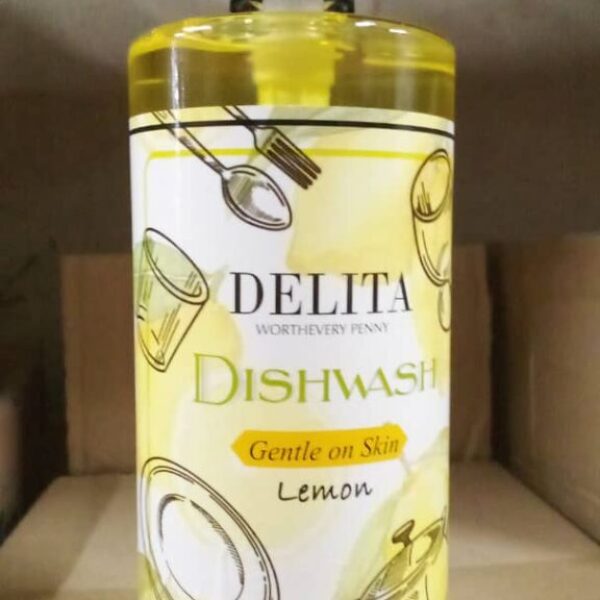 DELITA DISHWASH LEMON 850ML