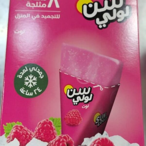 SUN LOLLY ICE LOLLIES 60ML STRAWBERRY (8's)